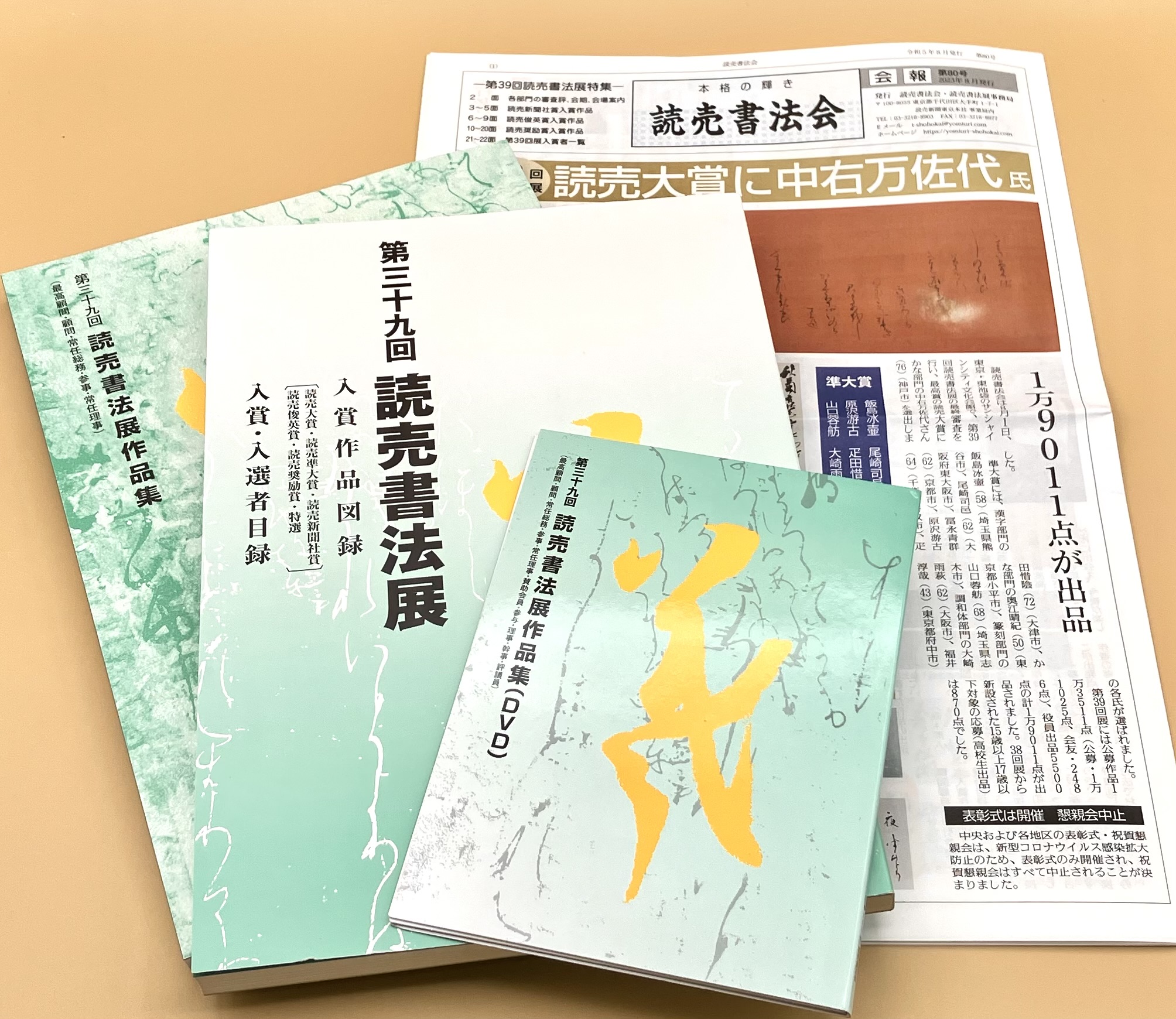 書道 水差し 読売書法展 奨励賞 非売品 日展 文房四宝 墨 硯 文鎮 - 美術品